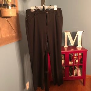 Croft & Barrow black stretch dress pants 12 short